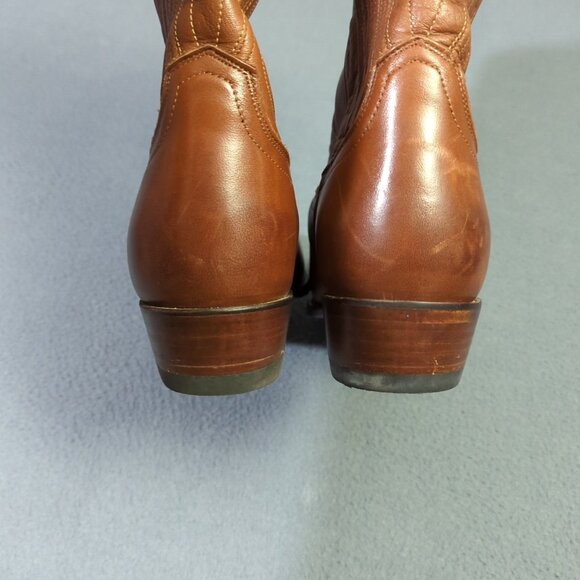 Tecovas Boots Men's 10.5 EE Brown Hazelnut The Cartwright Leather Western Cowboy - Picture 5 of 13